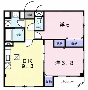 ボヌール【2階】の間取り