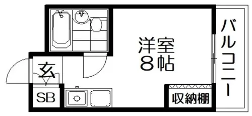 TALK PLAZA【4階】の間取り