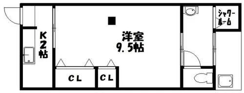 コンフォールハイツ御殿山【1階】の間取り