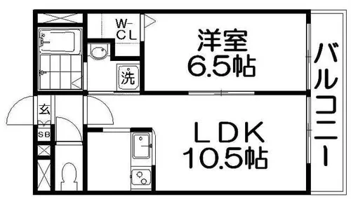 アンプルールフェールベレーザ【3階】の間取り