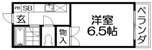 グリーンハイツ2番館【1階】の間取り