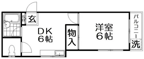 田代ハイツ【1階】の間取り