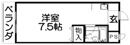 アークハイツ【4階】の間取り
