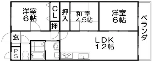 キューライフ【2階】の間取り