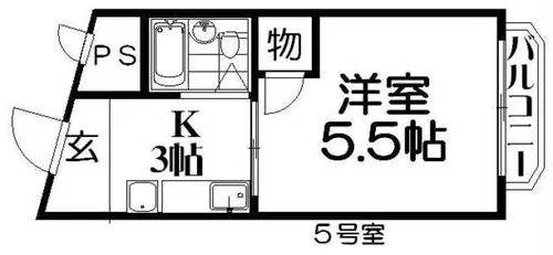 メゾンエトワール【4階】の間取り