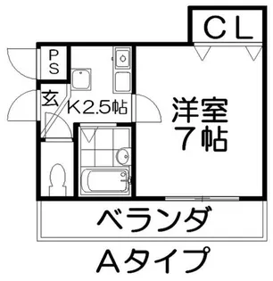 URO桜木町【3階】の間取り