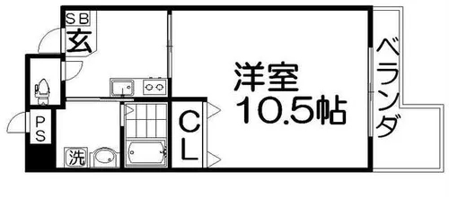 フレックス【3階】の間取り