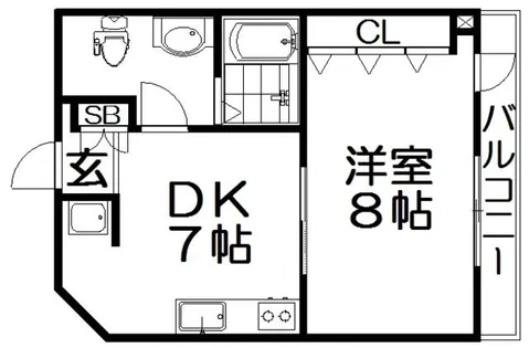 レオンズビル【7階】の間取り