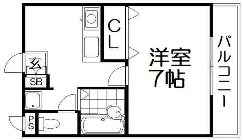 アルページュ21【1階】の間取り