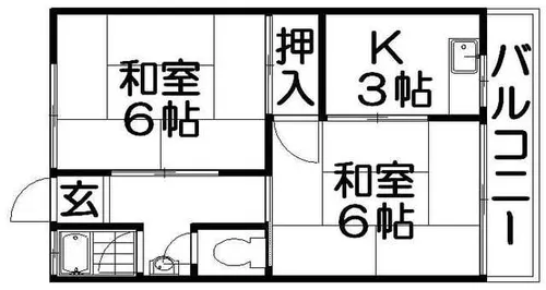 仲マンション【2階】の間取り