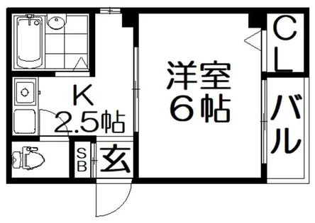 パークロード有馬【5階】の間取り