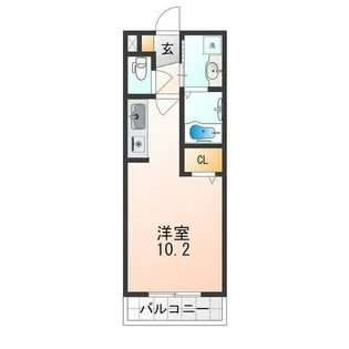 ロイヤルパーク【2階】の間取り