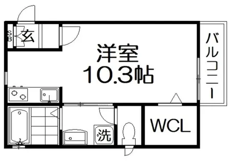 シャーメゾン枚方長尾【2階】の間取り