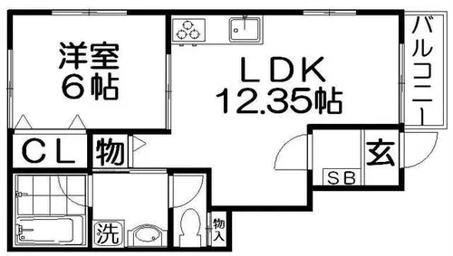 LuciaS&T【1階】の間取り