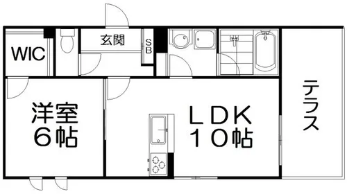 ShaMaisonT・K【1階】の間取り