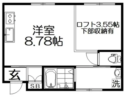 キャルムコート交野【2階】の間取り