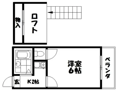 ヨーロピアン15番館【2階】の間取り