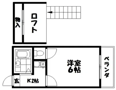 ヨーロピアン15番館【2階】の間取り