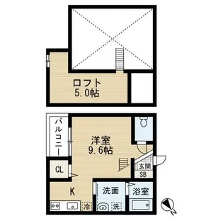 Bloom(ブルーム)【2階】の間取り