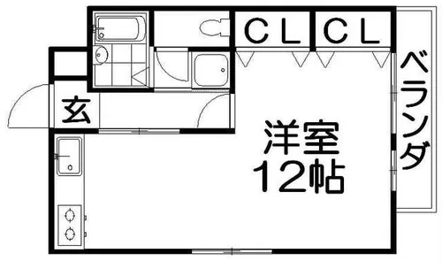 レオハイム田口【3階】の間取り