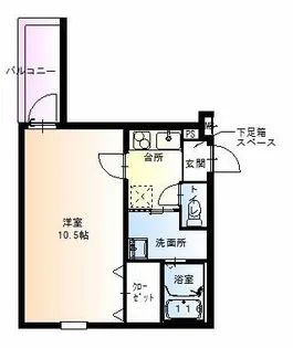 フジパレス今川Ⅵ番館【1階】の間取り