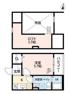 CASABLANCABIJIOU【1階】の間取り