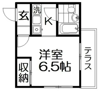 ハイツアンフィー【1階】の間取り