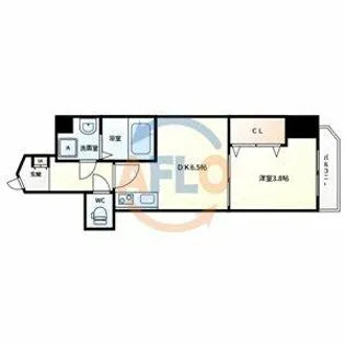 GARDENIA城東【1階】の間取り