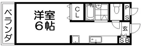 KSリバーパーク【4階】の間取り