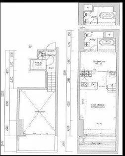 匠空阿波座西【1階】の間取り