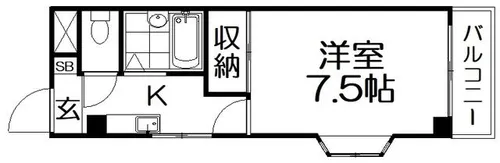 プライムコート【3階】の間取り