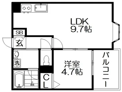 JOYFUL・HOUSE津田駅前【2階】の間取り