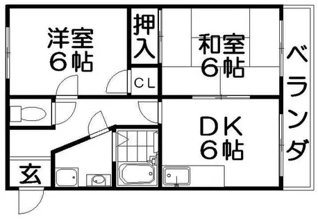 レスターテⅣ【3階】の間取り
