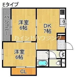 ラパンジール住吉大社【9階】の間取り