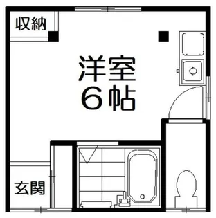 中宮ハイツ【2階】の間取り