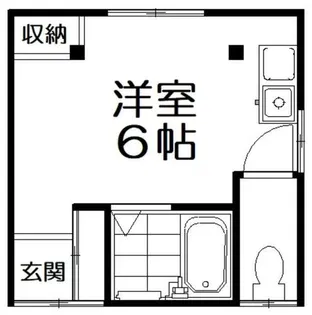 中宮ハイツ【2階】の間取り