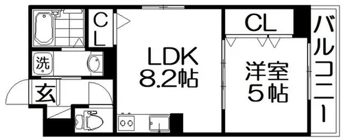 サギタリウス レオⅡ【1階】の間取り