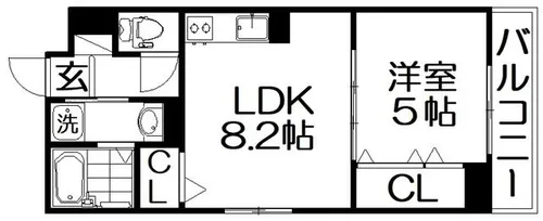 サギタリウス レオⅡ【1階】の間取り