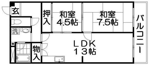 アメニティコート【3階】の間取り