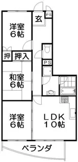 クレールツダ【2階】の間取り