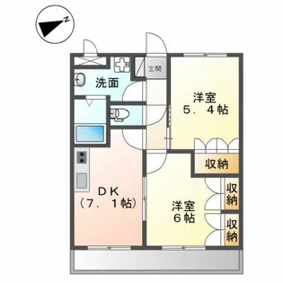 ルーラル・イン【1階】の間取り