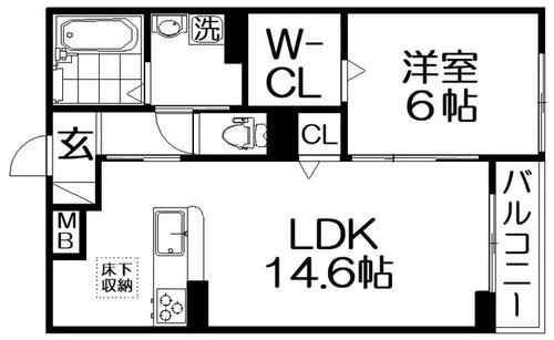 グランディオ【1階】の間取り