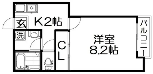 プラターネ【1階】の間取り