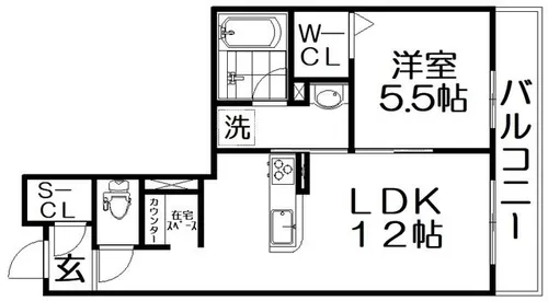 レジデンス紅葉ヶ丘【3階】の間取り