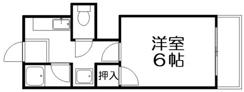 ハイツカトレア【2階】の間取り
