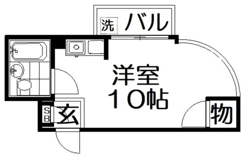 プレアール萱島【4階】の間取り