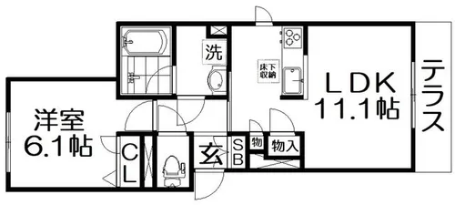 Maison de luxe【1階】の間取り