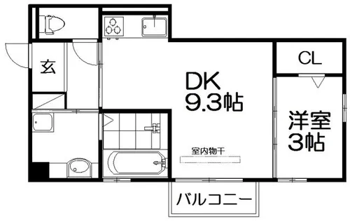 グリーンパーク【1階】の間取り