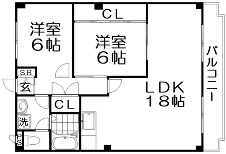 バンブーパレス【3階】の間取り