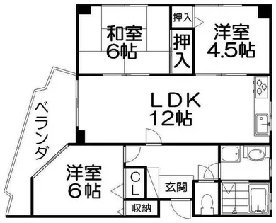 ハリマシリーズIII【3階】の間取り